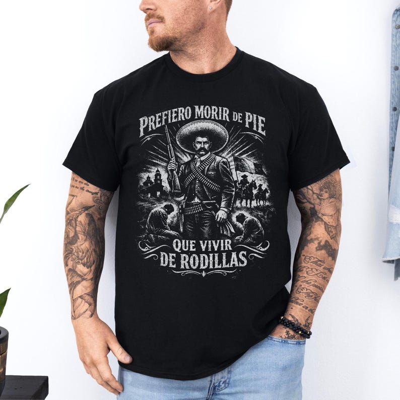 Emiliano Zapata T-Shirt: Mexican Revolution Shirt | Revolutionary Leader Tee