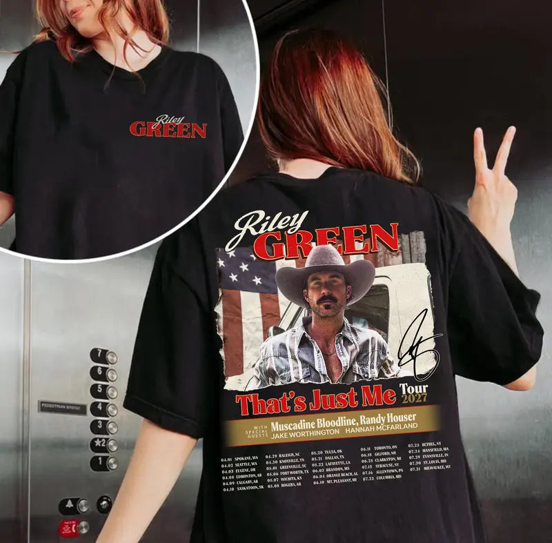 Original front and back tour graphic reference