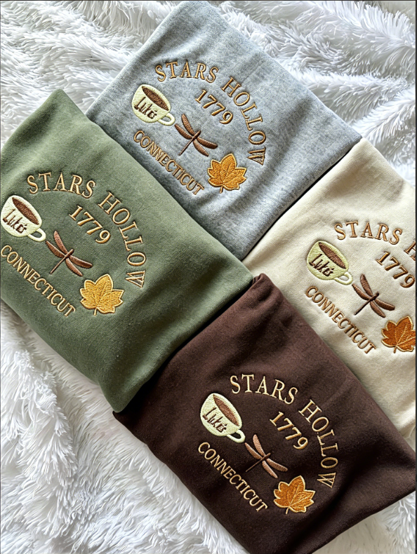 Stars Hollow 1779 Embroidered Sweatshirt