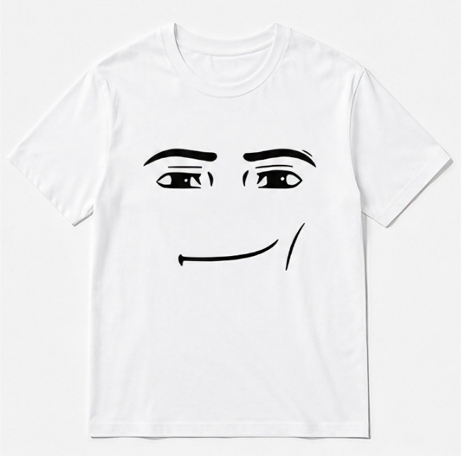 Funny Couple Face Matching T-Shirt Set – Minimalist Expression Graphic Tee