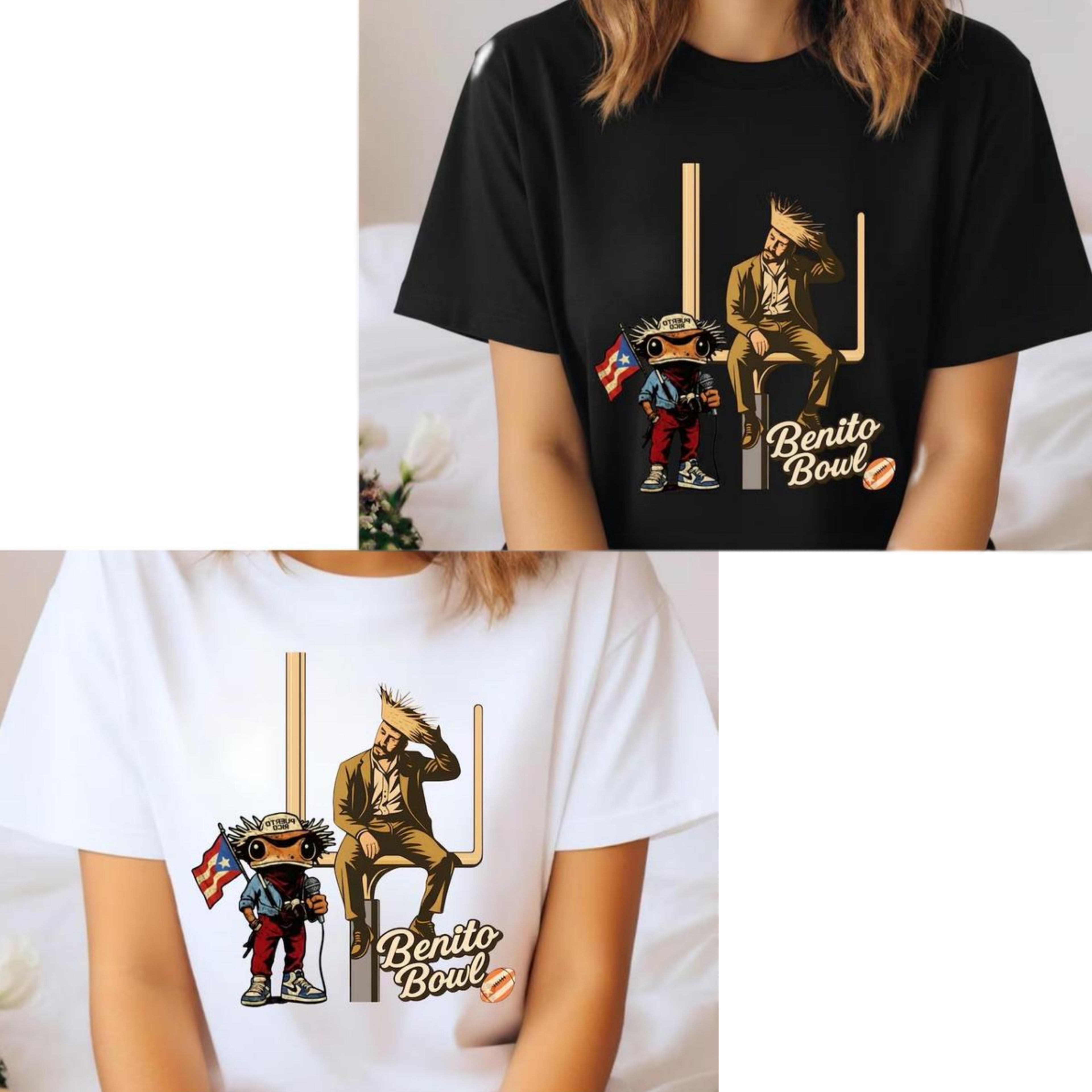 BENITO Bowl 2026 Halftime T-Shirt - LX Trophy Contender Series, Bad Bunnie Championship Graphic Sweatshirt