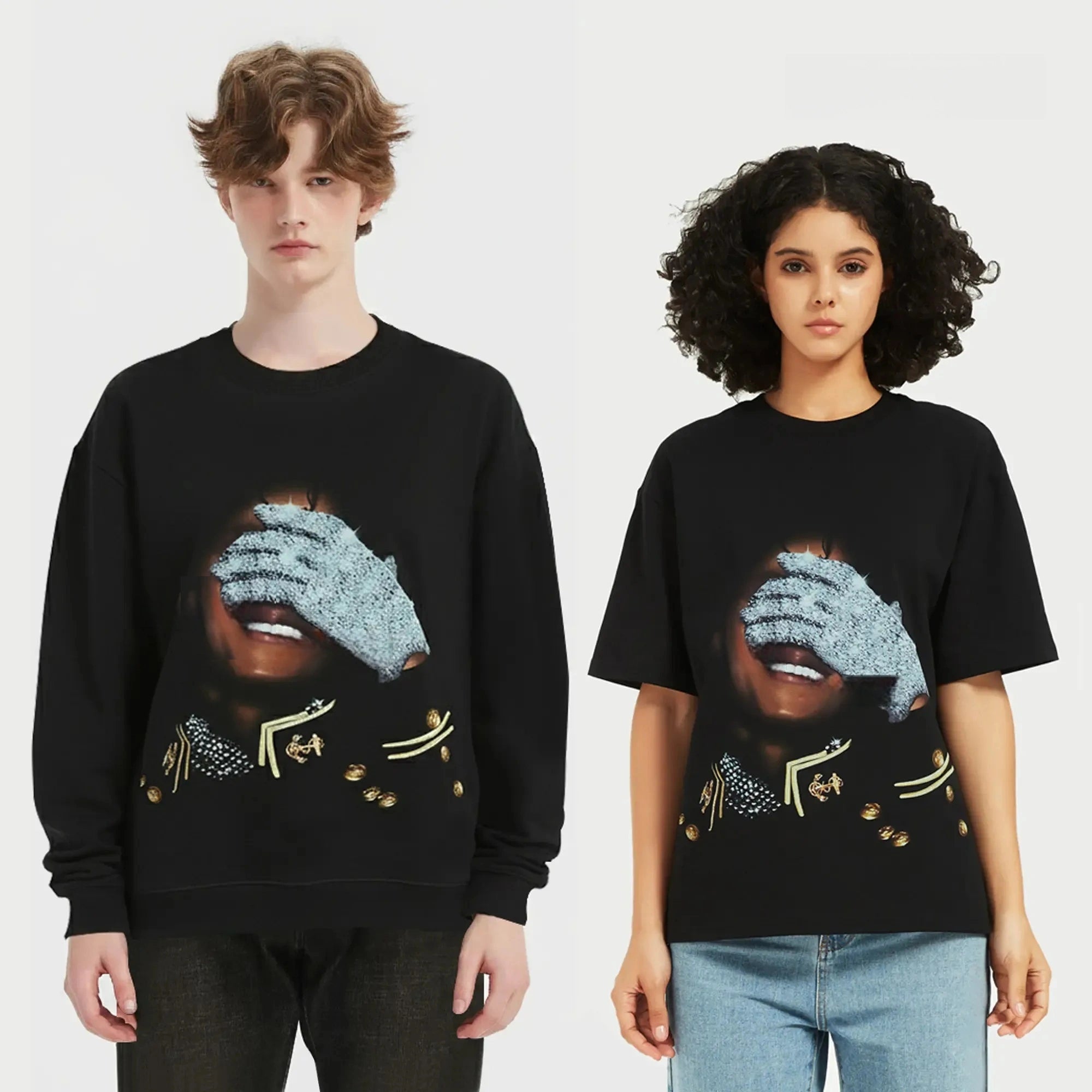 MJ Sparkling Glove Graphic Tee / Sweatshirt