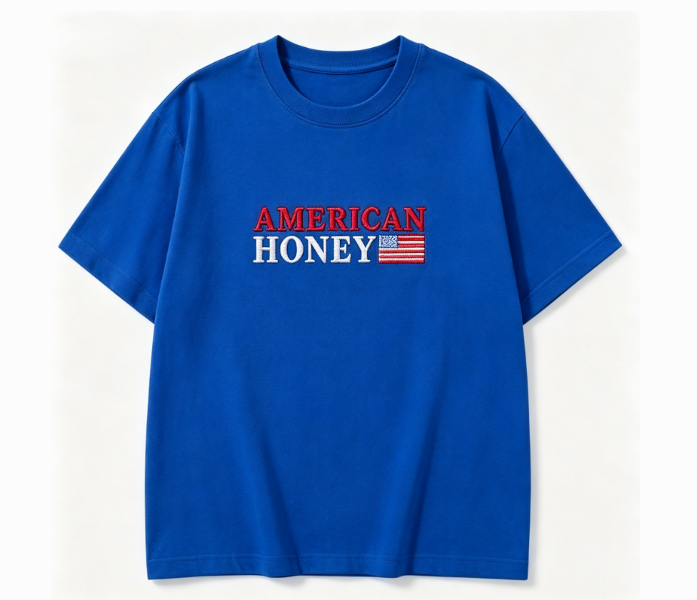 American Honey Embroidered Vintage Tee