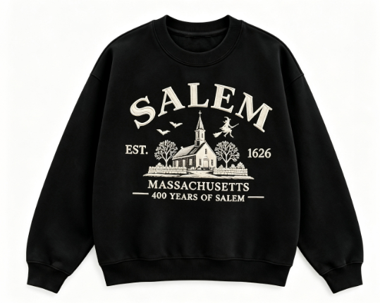 Salem Massachusetts 400 Years Vintage Graphic Sweatshirt