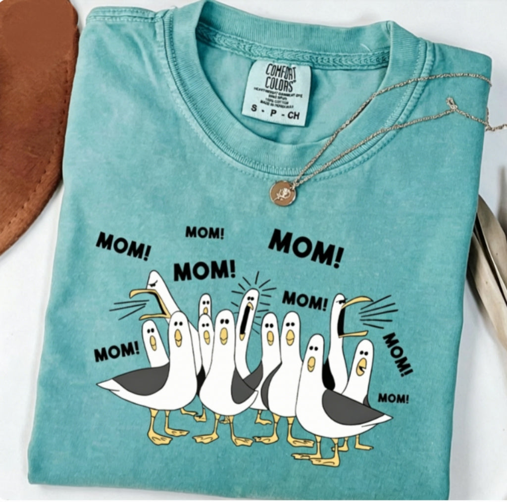 Ms. Jones Funny Seagull Graphic T-Shirt