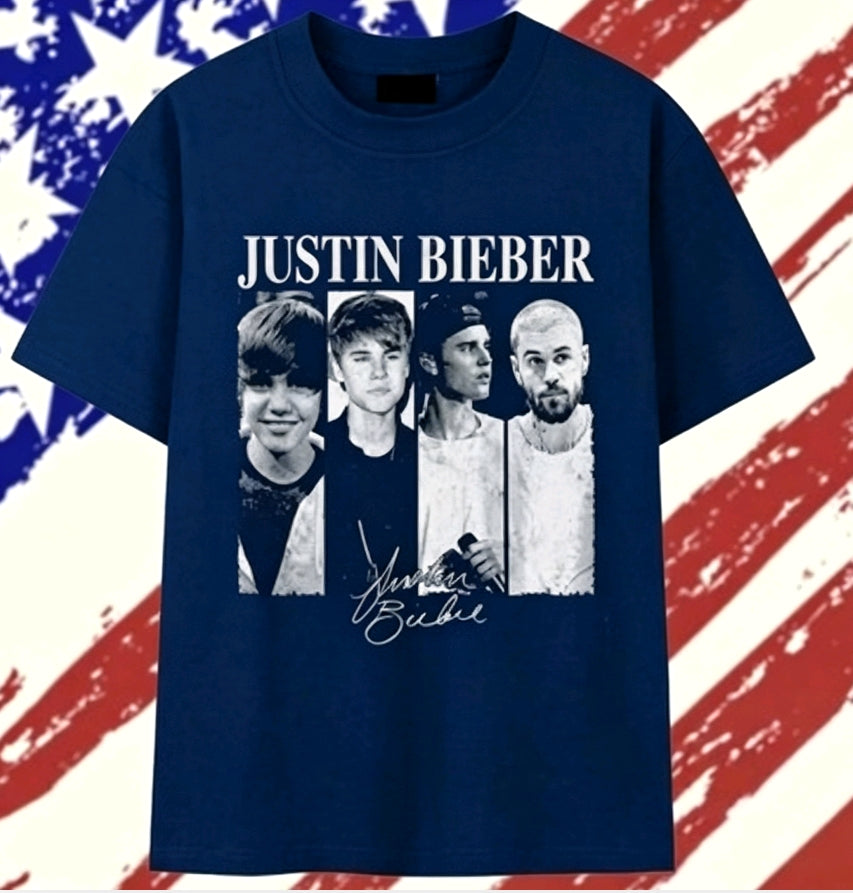 Justin Bieber Timeless Evolution Graphic T-Shirt