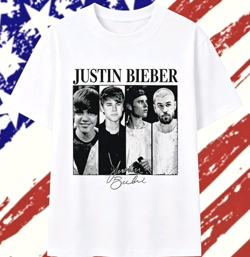 Justin Bieber Timeless Evolution Graphic T-Shirt