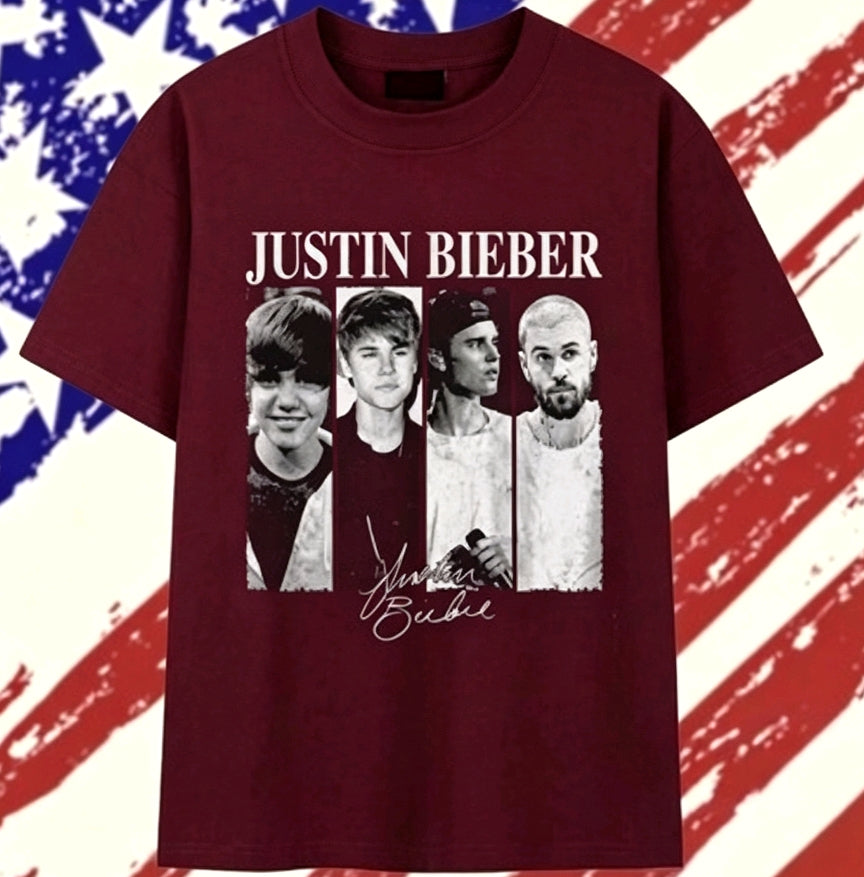 Justin Bieber Timeless Evolution Graphic T-Shirt