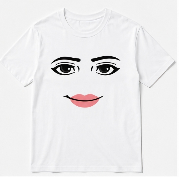 Funny Couple Face Matching T-Shirt Set – Minimalist Expression Graphic Tee