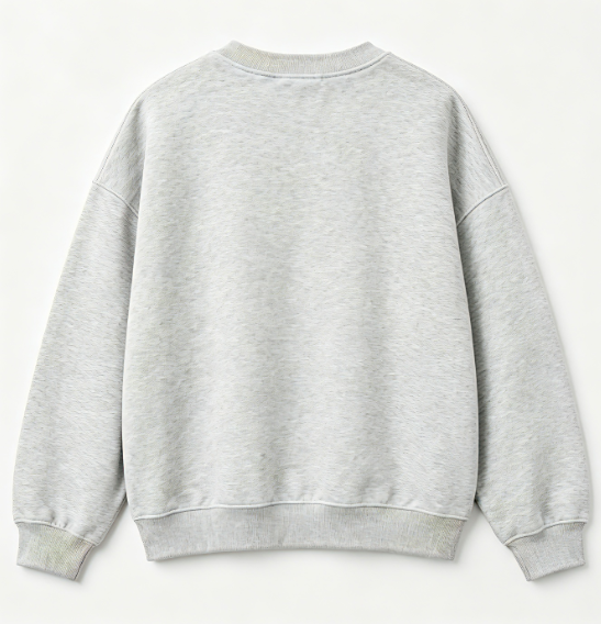 Women’s Oversized Letter Patchwork Sweatshirt – Casual Crewneck Pullover