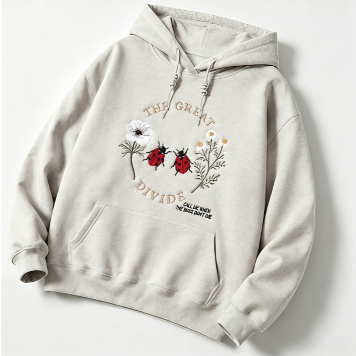 The Great Divide Embroidered Hoodie