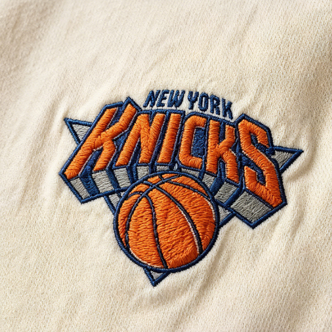 New York Basketball Champions Embroidered  T-Shirt