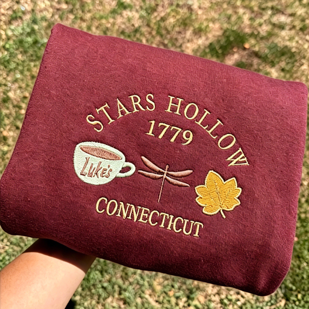 Stars Hollow 1779 Embroidered Sweatshirt