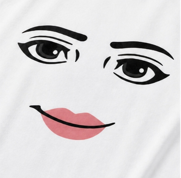 Funny Couple Face Matching T-Shirt Set – Minimalist Expression Graphic Tee