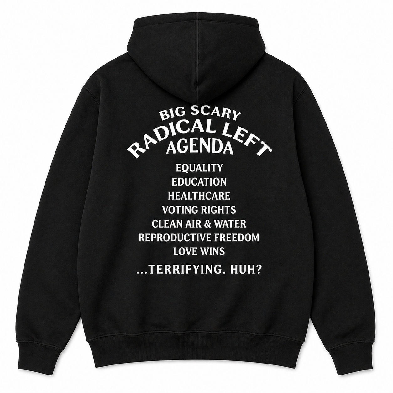 Big Scary Radical Left Agenda T-shirt, Unisex Graphic Tees/Sweatshirt/Hoodie