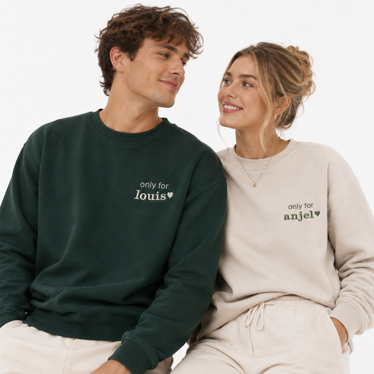 Custom Embroidered Name Sweatshirt | A Gift Made Only for Them