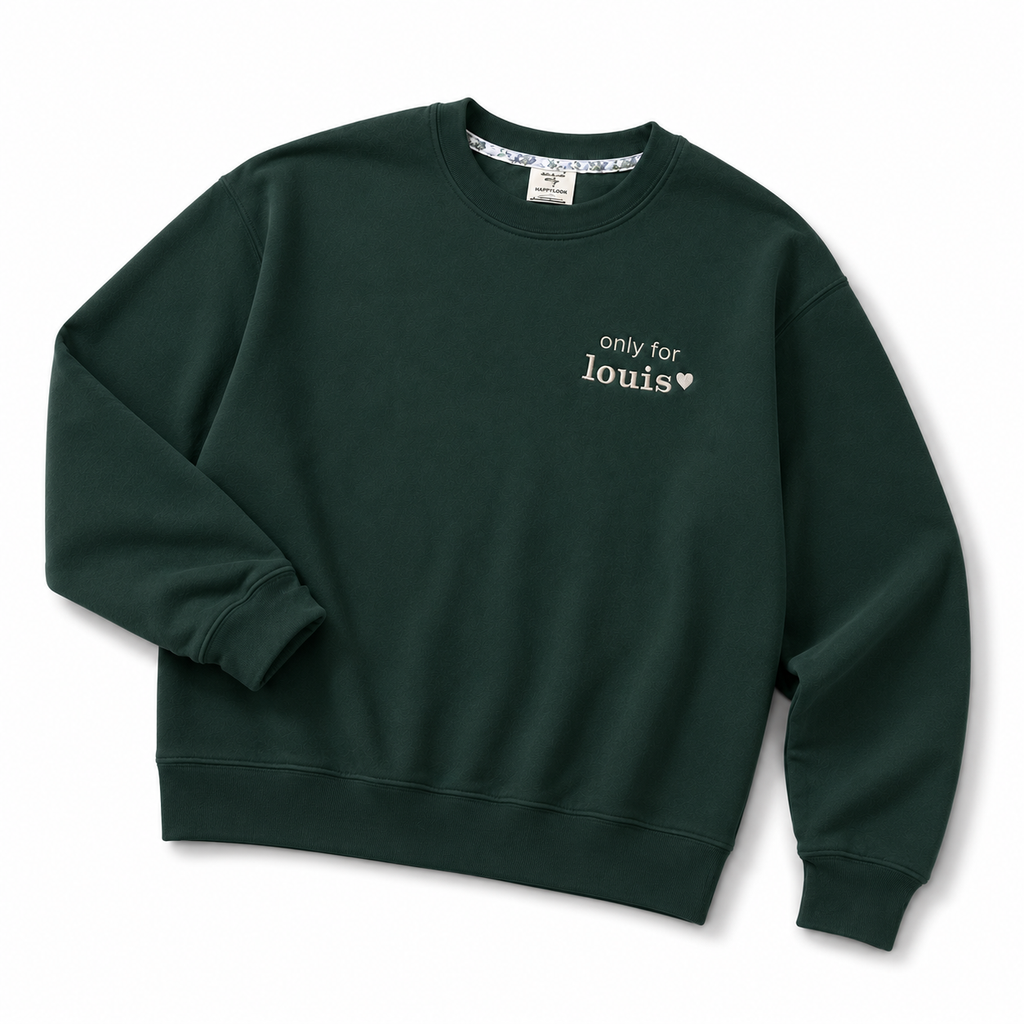 Custom Embroidered Name Sweatshirt | A Gift Made Only for Them