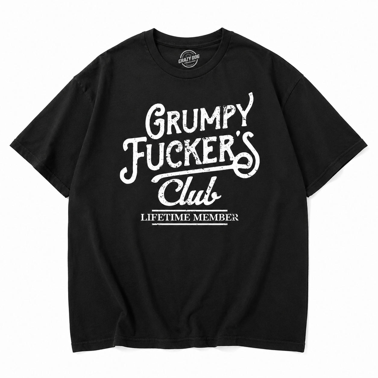 Mens Funny T Shirts Grumpy F*ckers Club Sarcastic Graphic Novelty Tee/Sweatshirt/Hoodie