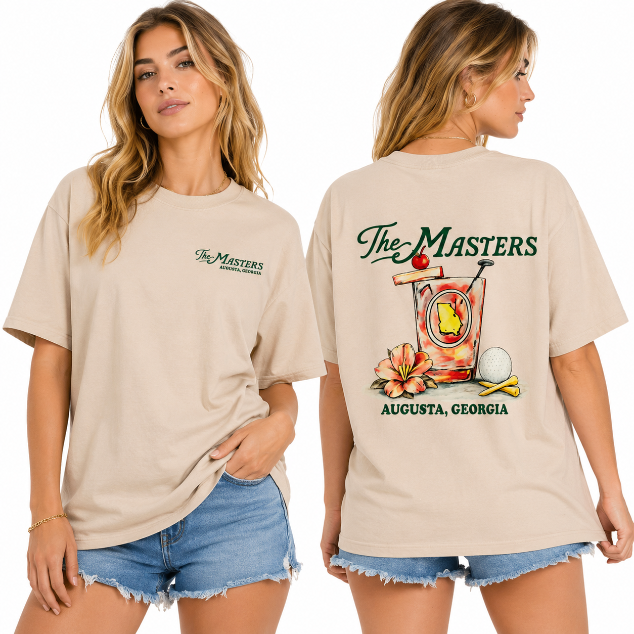 The Masters Augusta Georgia Golf Cocktail T-Shirt/Sweatshirt/Hoodie