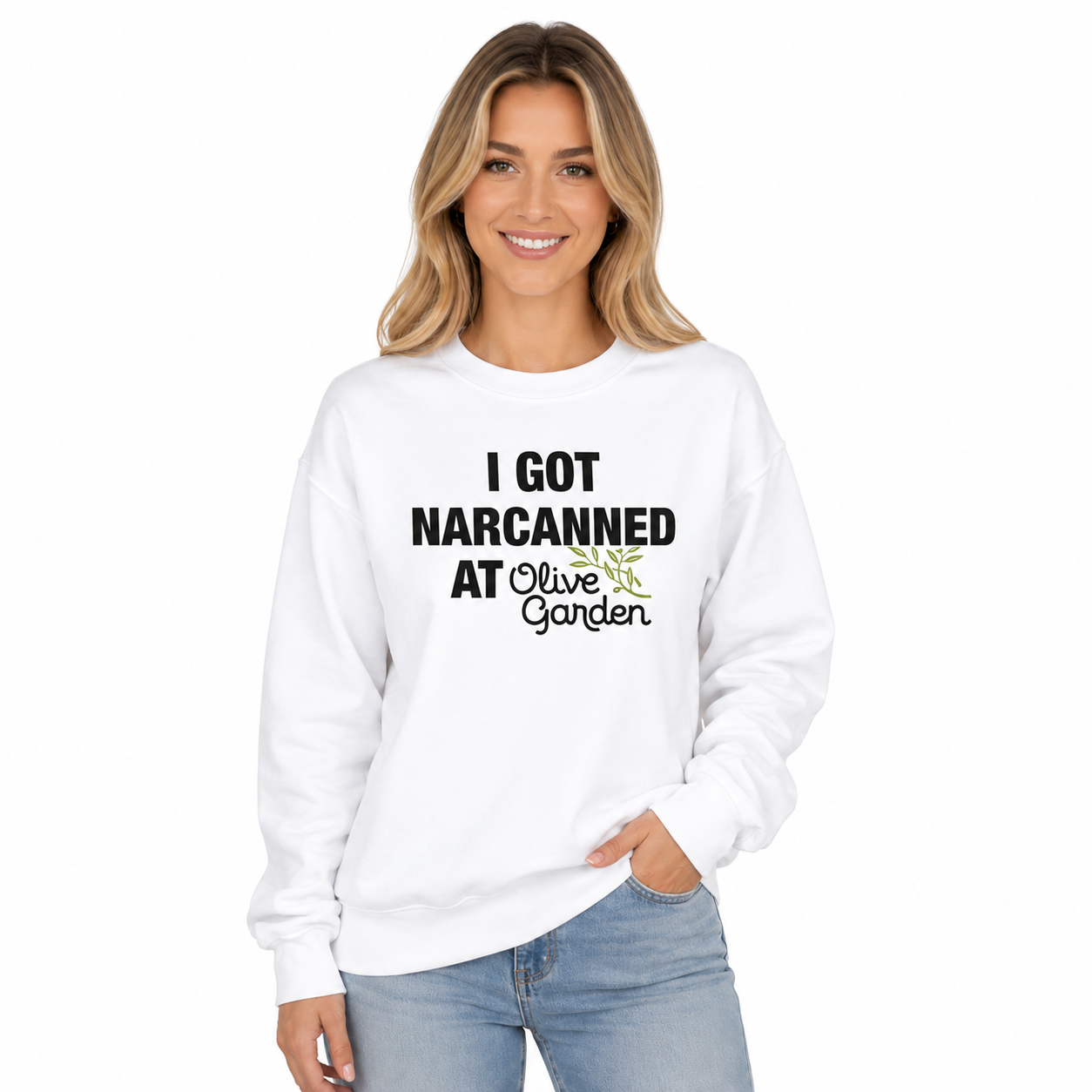 I Got Narcanned At Olive Garden Tee - Funny Cotton T-shirt/Sweatshirt/Hoodie