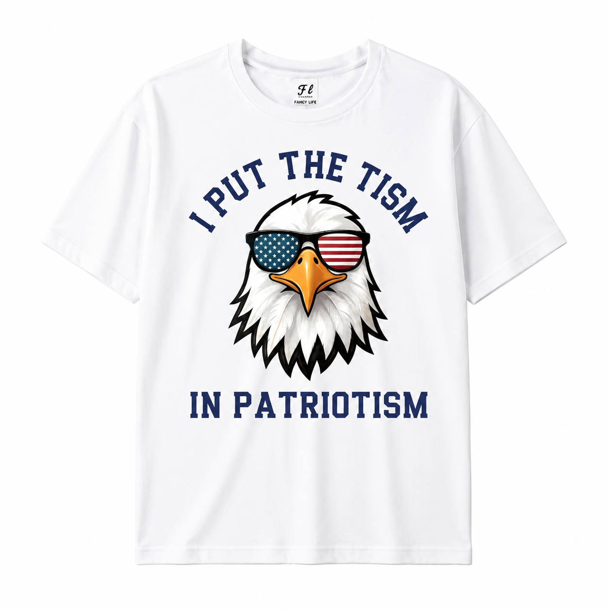 Put The Tism In Patriotism Athletic Eagle T-Shirt/Sweatshirt/Hoodie
