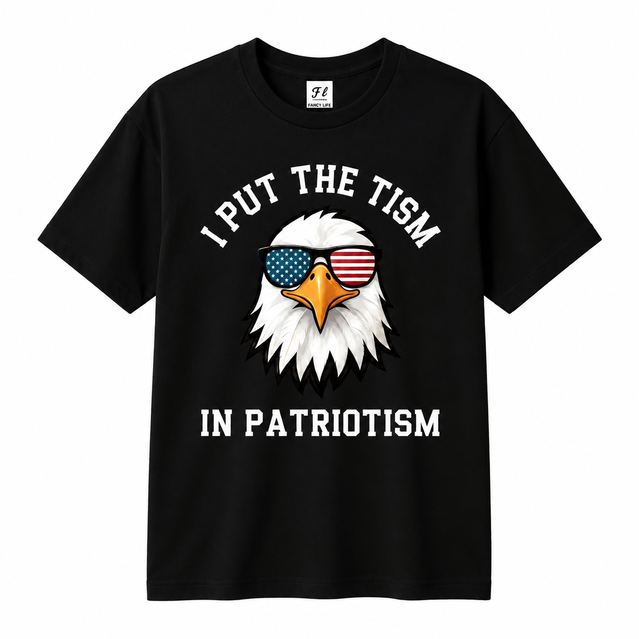Put The Tism In Patriotism Athletic Eagle T-Shirt/Sweatshirt/Hoodie