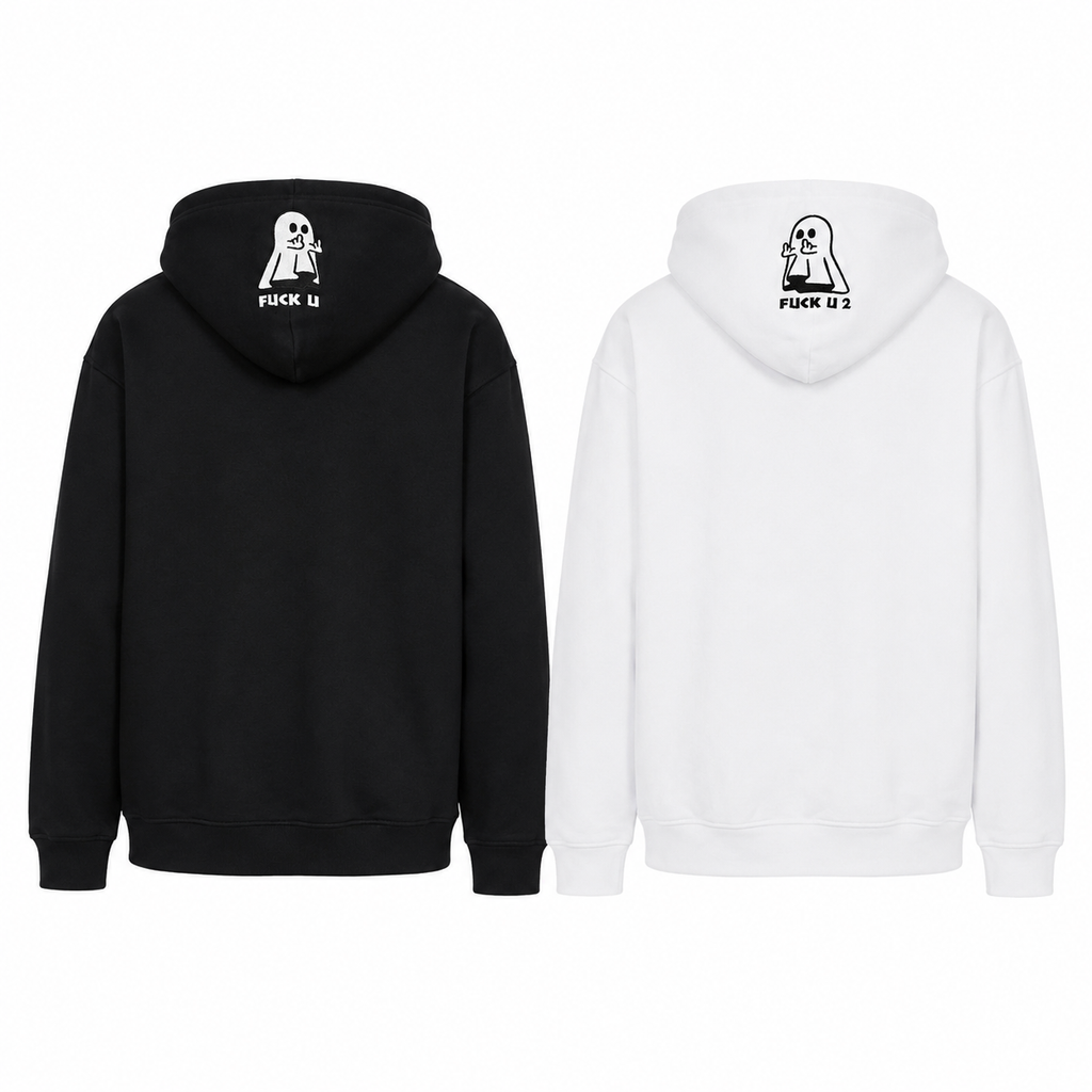 Ghost Middle Finger Embroidery T-shirt/Sweatshirt/Hoodie