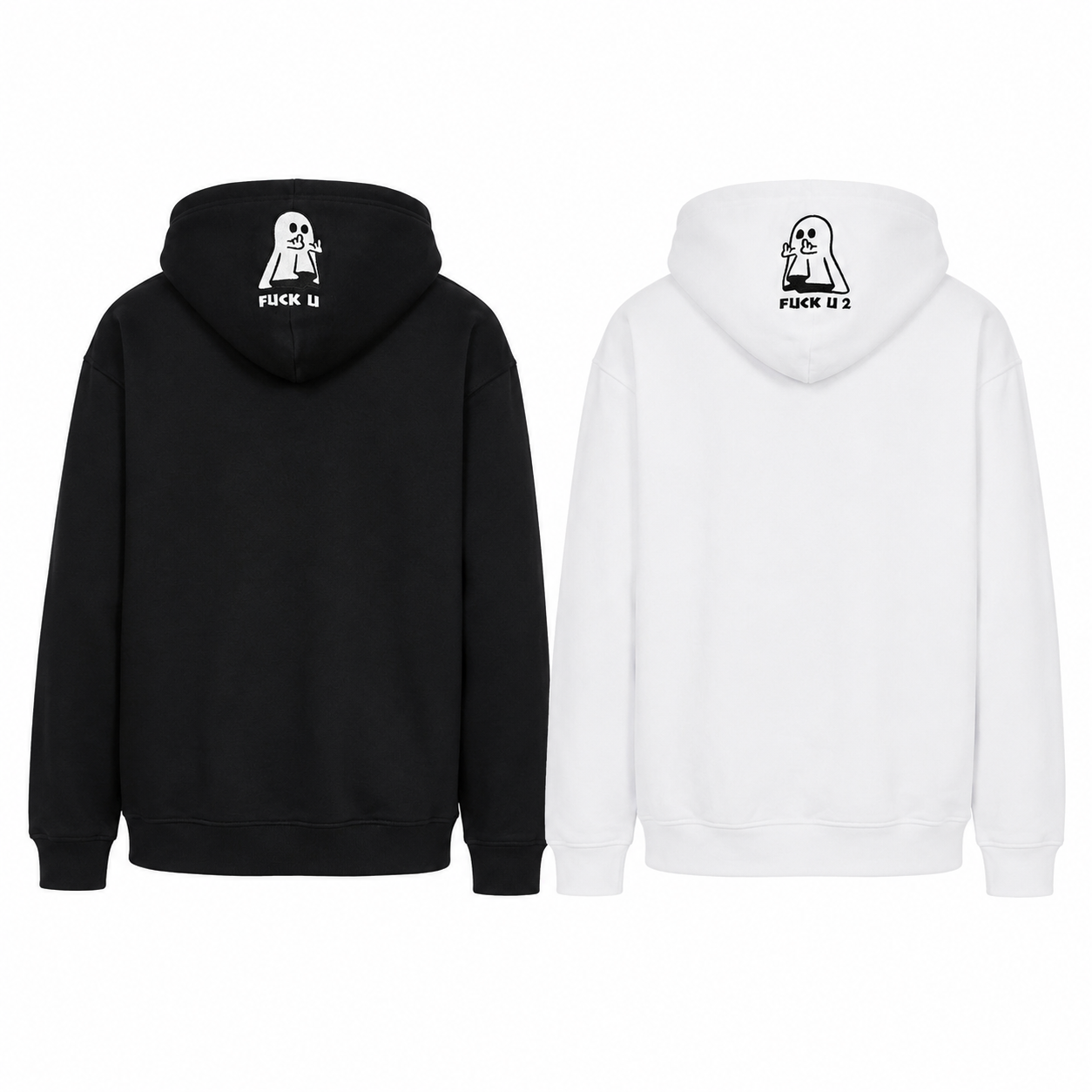 Ghost Middle Finger Embroidery T-shirt/Sweatshirt/Hoodie