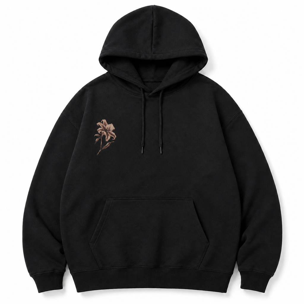 Personalized Flower & Portrait Hoodie – Custom Pet, Couple or Memorial Back Design T-shirt/Sweatshirt/Hoodie