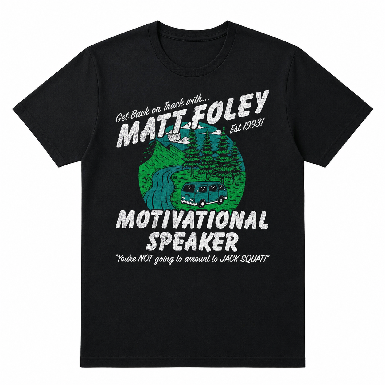 Funny Chris Farley T Shirts Hilarious Mens Tees Featuring Matt Foley Quotes and More Mens Funny T Shirts
