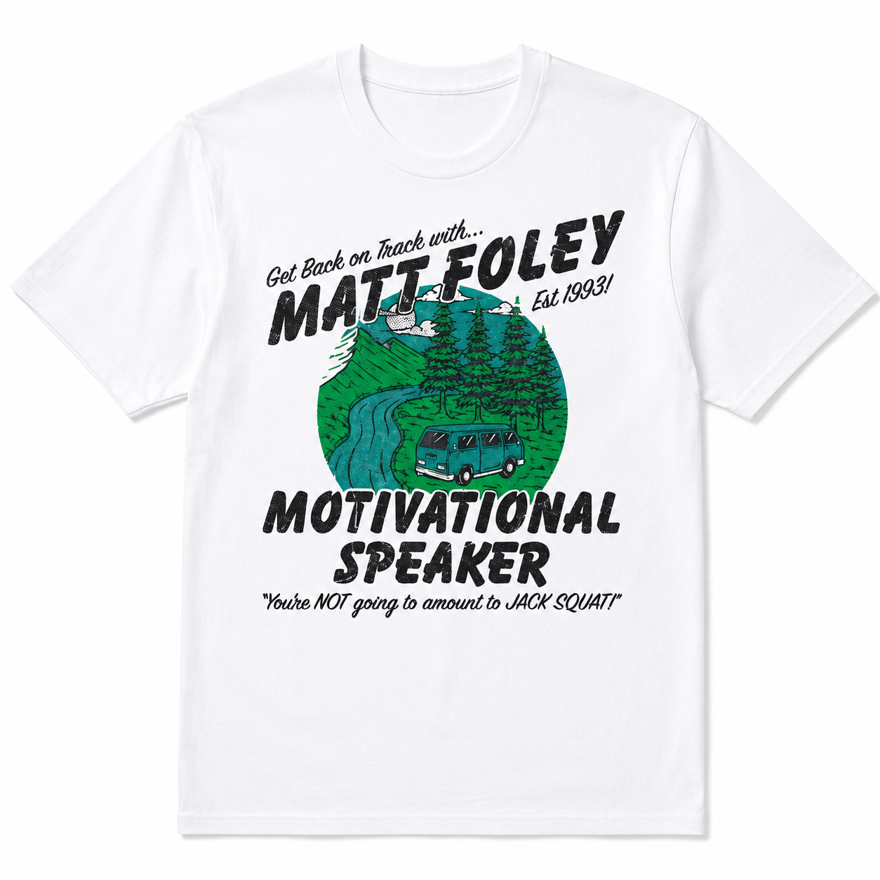 Funny Chris Farley T Shirts Hilarious Mens Tees Featuring Matt Foley Quotes and More Mens Funny T Shirts
