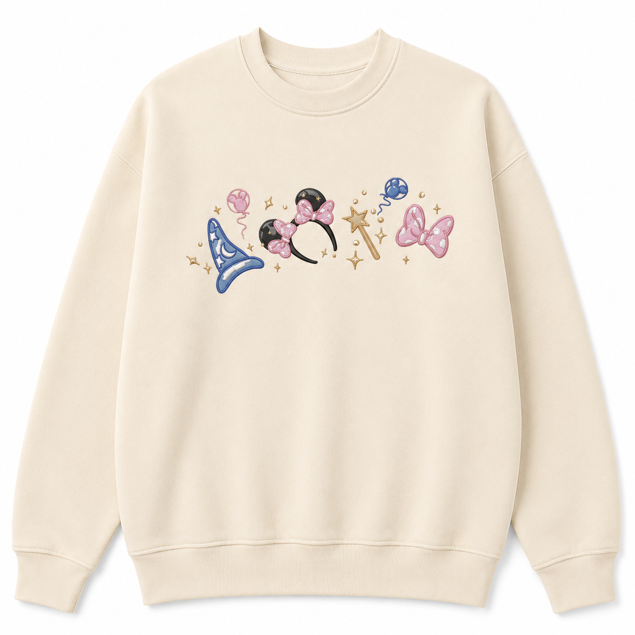 Embroidered Magical Minnie Bow ears Tshirt Sweatshirt Hoodie