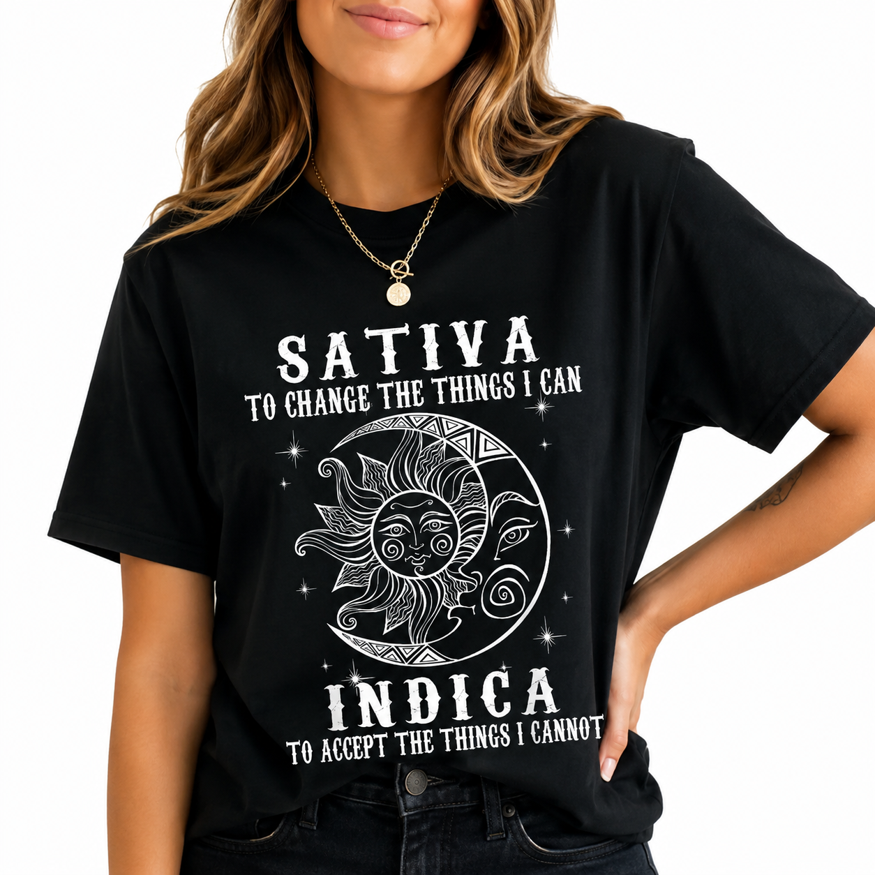 Sativa Indica Graphic Short Sleeve Tee