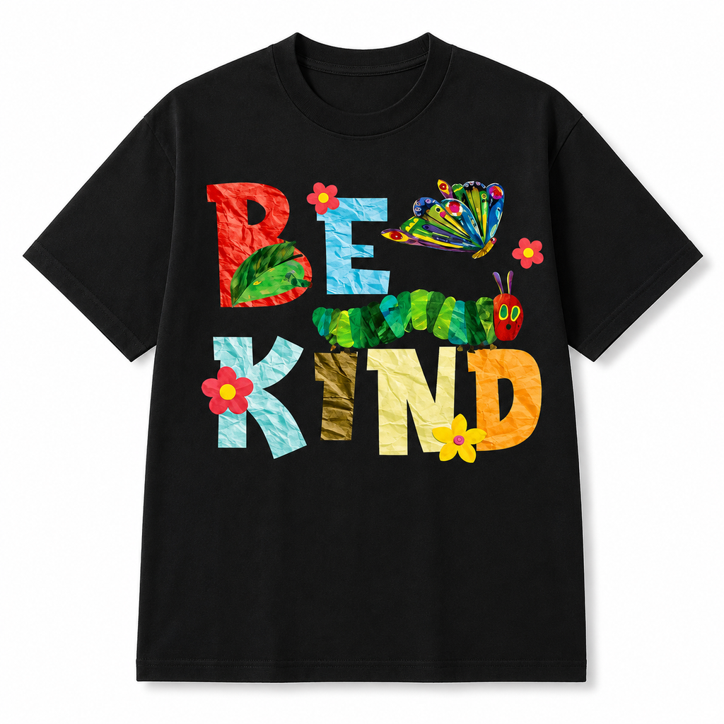 Crumpled Color Paper Cutout Collage Lettering T-shirt/Sweatshirt/Hoodie