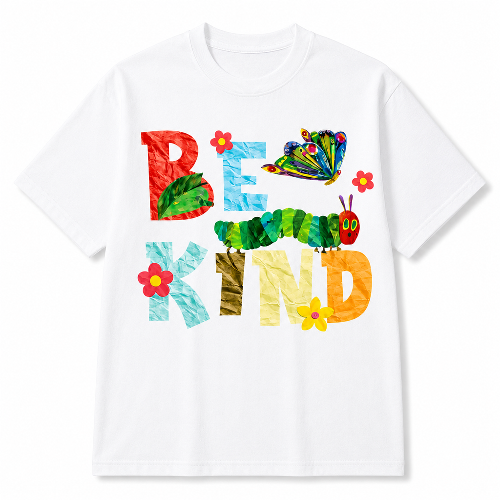 Crumpled Color Paper Cutout Collage Lettering T-shirt/Sweatshirt/Hoodie