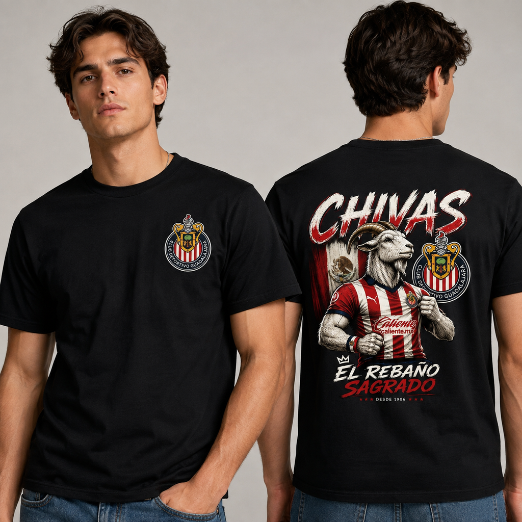 Men's Chivas Guadalajara Round Neck T-Shirt