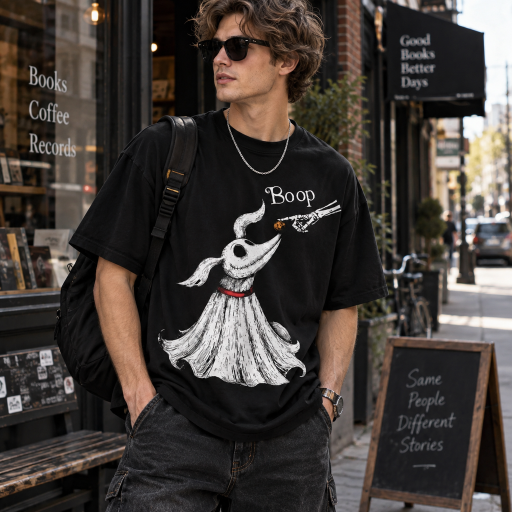 Zero Dog Boop Skeleton Hand Funny T-Shirt/Sweatshirt