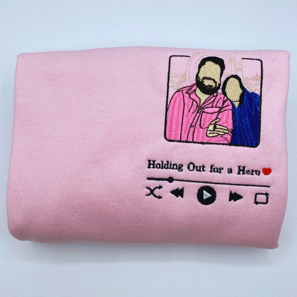 Custom Playlist Hoodie with Photo and Your Song Name