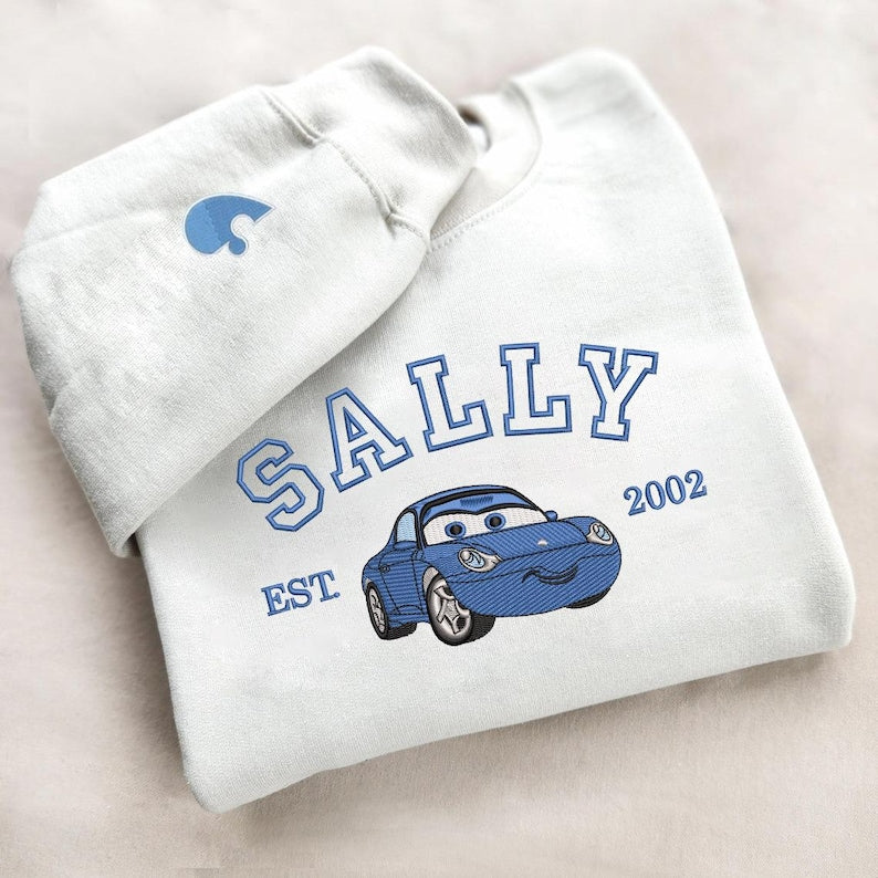 Artoon Cars Movie Embroidered Sweatshirt