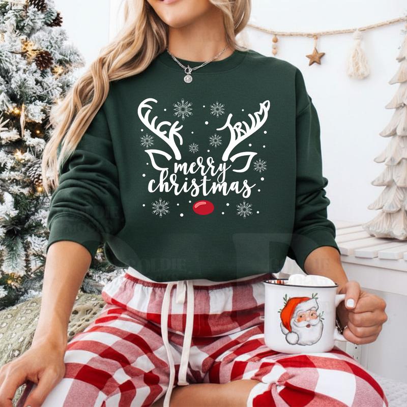 Subtle Anti Trump Christmas Raindeer Shirt Funny FDT Shirt Protest Maga Hidden Message Anti Trump Cotton Fabric Basic Fit Crew Neckline Comfy Year Round Comfort