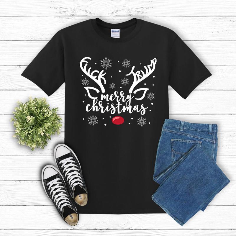 Subtle Anti Trump Christmas Raindeer Shirt Funny FDT Shirt Protest Maga Hidden Message Anti Trump Cotton Fabric Basic Fit Crew Neckline Comfy Year Round Comfort