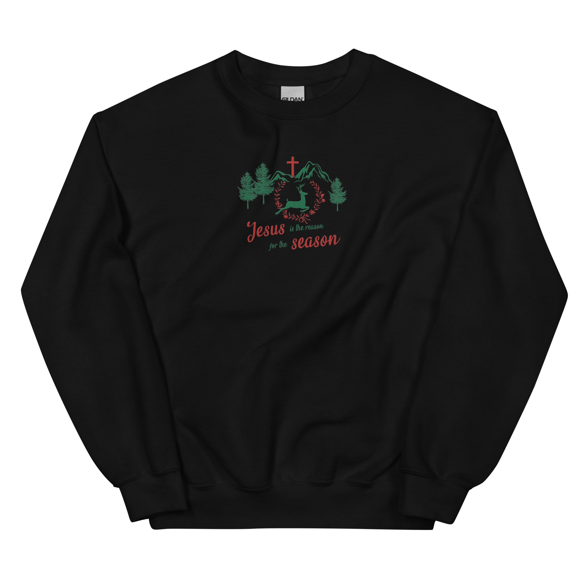 JESUS IS THE REASON FOR THE SEASON Sweatshirt/Hoodie  (embroidered)