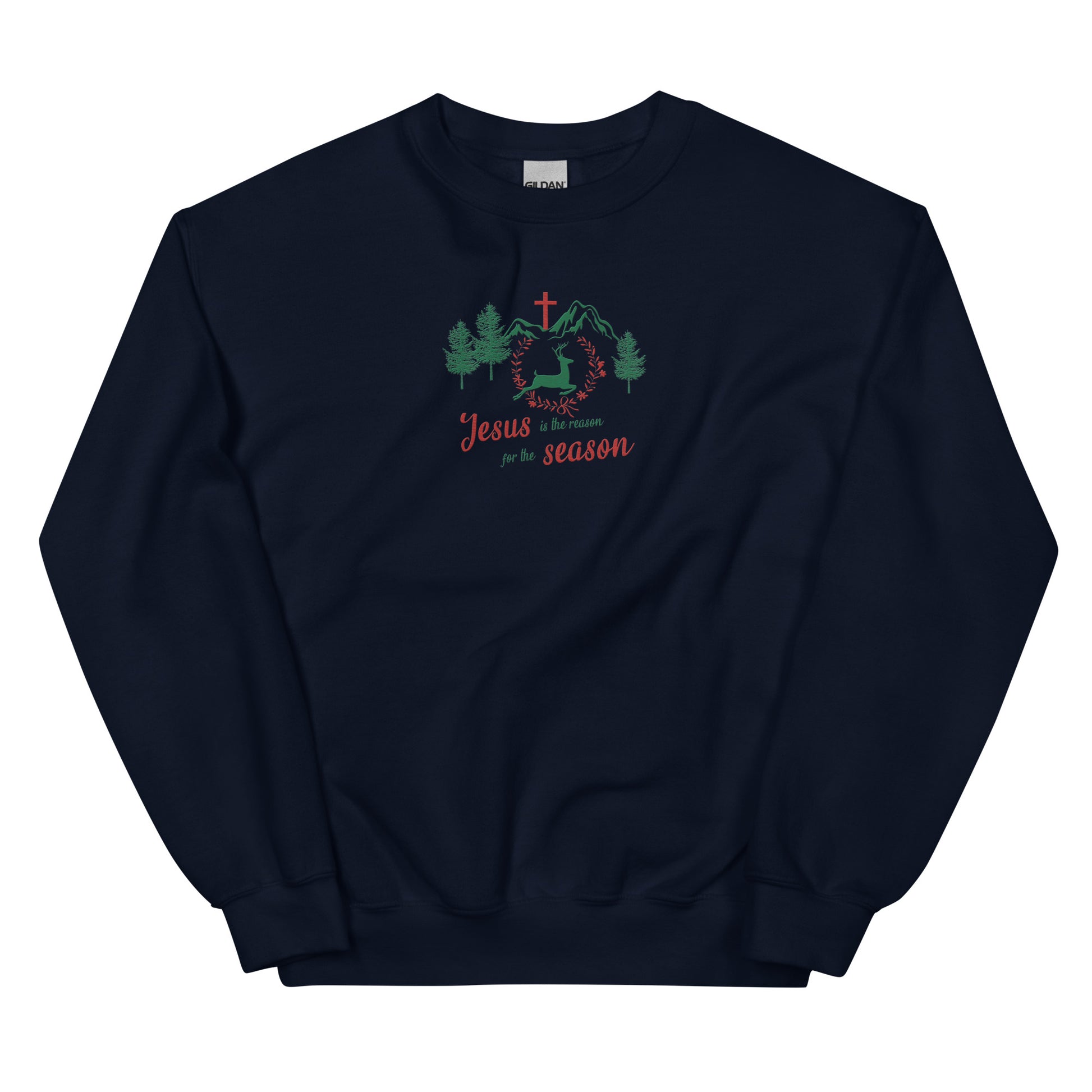 JESUS IS THE REASON FOR THE SEASON Sweatshirt/Hoodie  (embroidered)