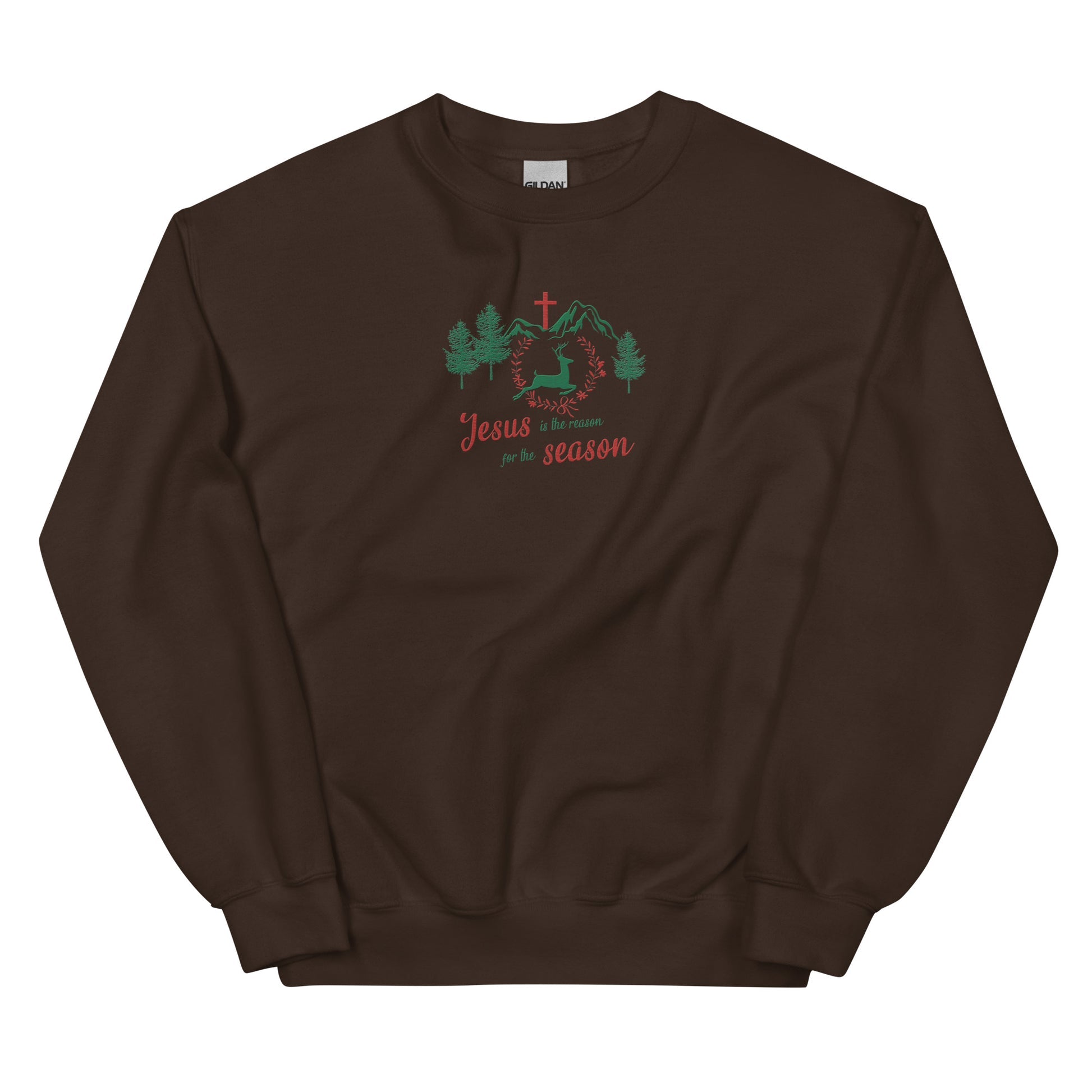 JESUS IS THE REASON FOR THE SEASON Sweatshirt/Hoodie  (embroidered)