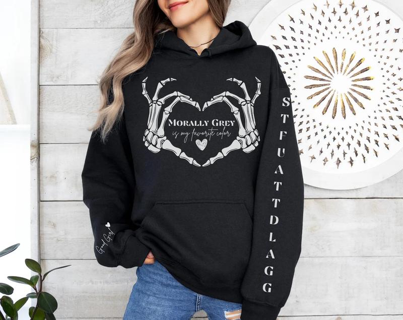 Morally Grey Dark Romance Sweatshirt, STFUATTDLAGG Hoodie