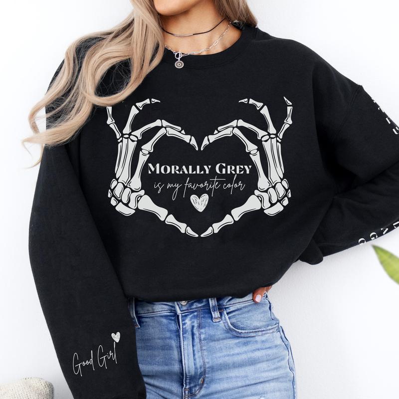 Morally Grey Dark Romance Sweatshirt, STFUATTDLAGG Hoodie