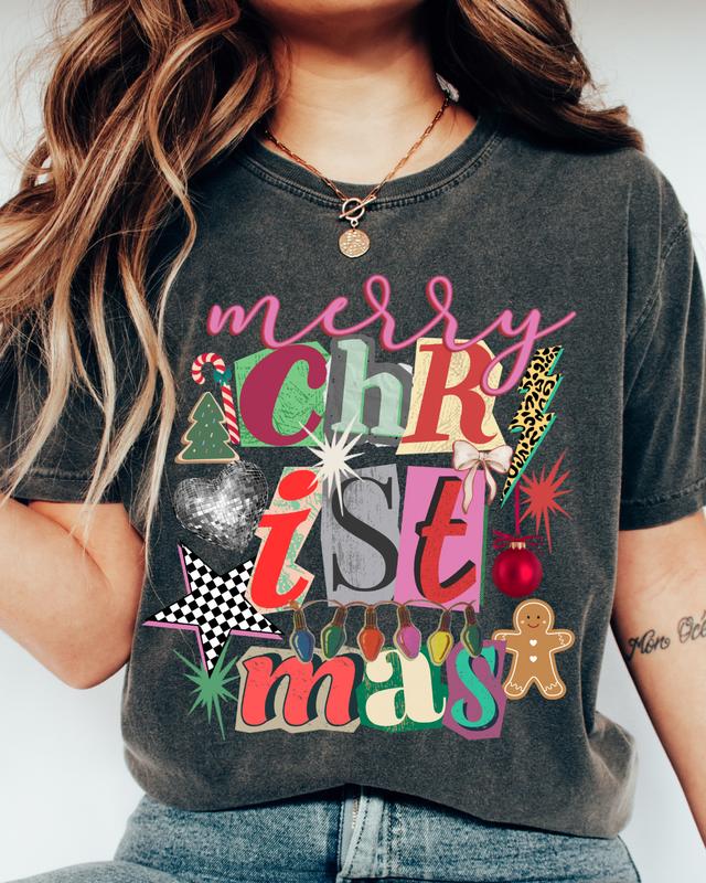 Preppy Girl Collage Y2K Shirt,Christmas T-shirt/Sweatshirt/Hoodie