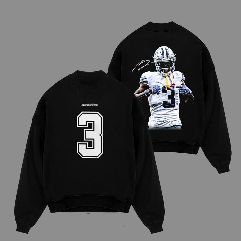 George Pickens 3 Celly For Cowboys Game Day Fits Cotton Hoodie Sweatshirt T-Shirt, Cowboys Fans Outfit
