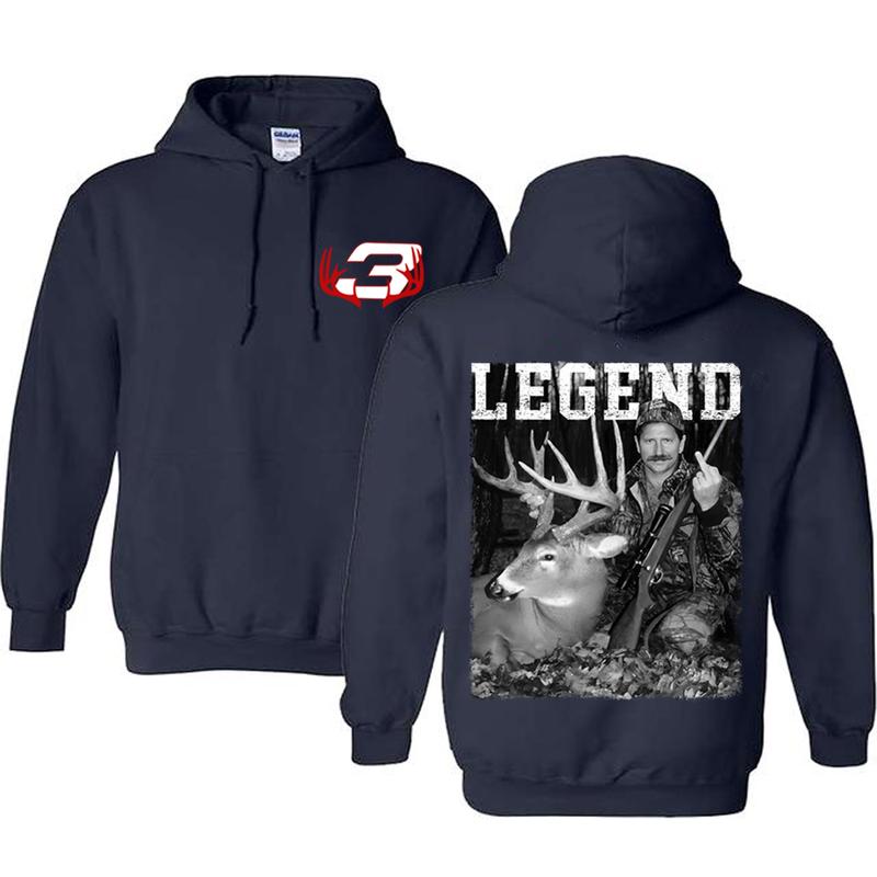 Dale Earnhardt With Deer Hoodie, Racing Middle Finger Sweatshirt, Hunting Season Vintage Style Unisex T-Shirt