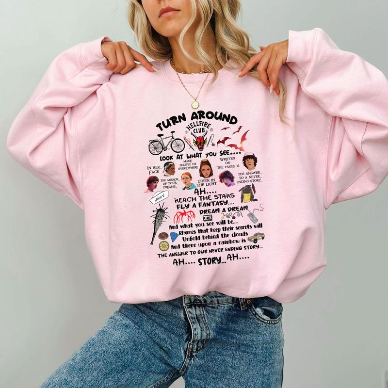Turn Around Quote Shirt, Never Ending Story Sweatshirt, Christmas Things Shirt for Fans